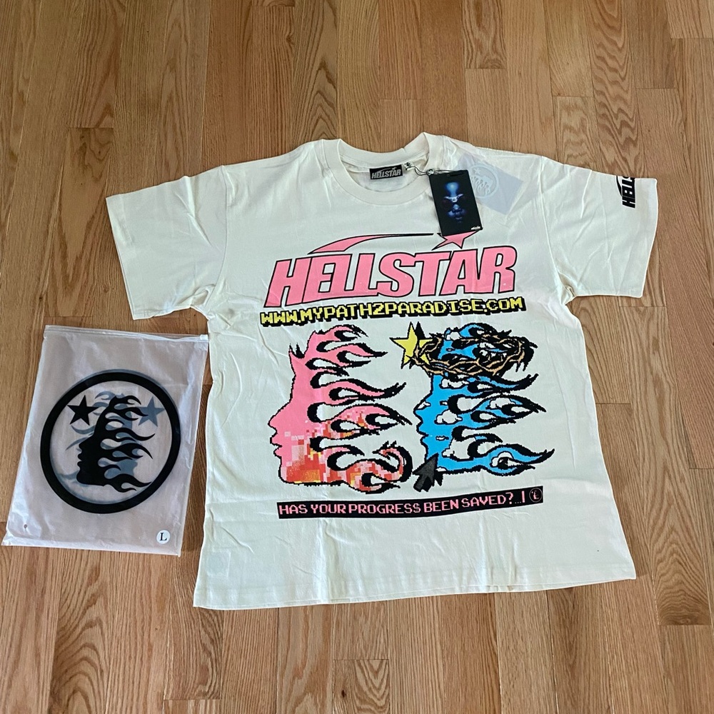 Hellstar Pixel T-Shirt - White